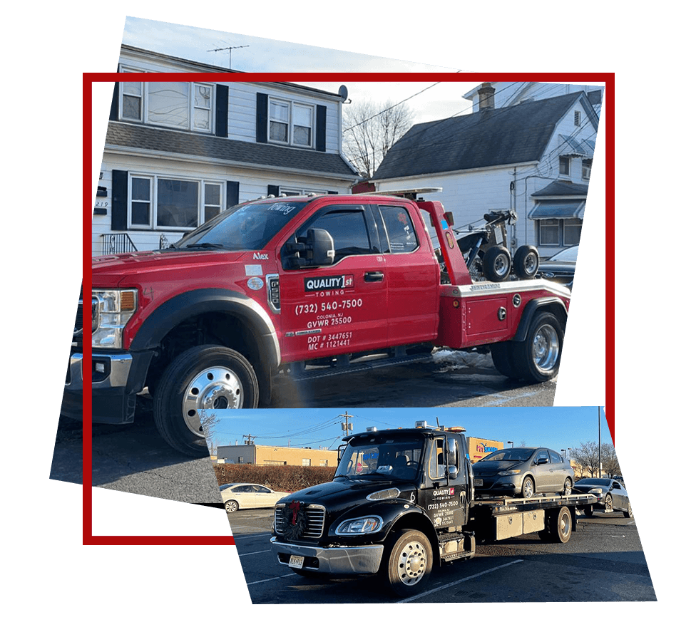 Quality 1st Towing's Tow Trucks in Newark NJ providing Towing Services